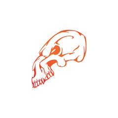 Skull head icon
