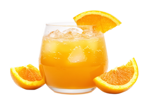 Fuzzy Navel peach isolated against a white background