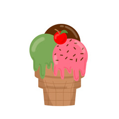 strawberry ice cream