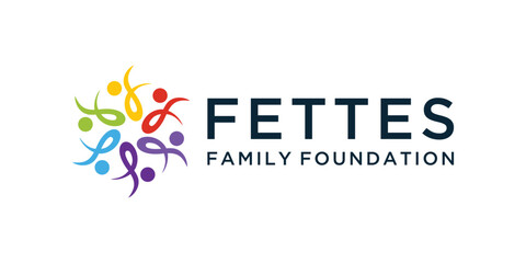 Community logo, social care logo, family logo. Logo, template, icon, creative, vector logo, illustration.