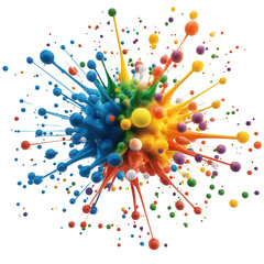 Visualizing quasiparticle interaction diagrams a solid with transparent background elements