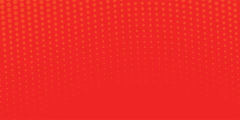 Dots halftone orange color pattern gradient texture with technology digital background. Dots pop art comics with summer background.