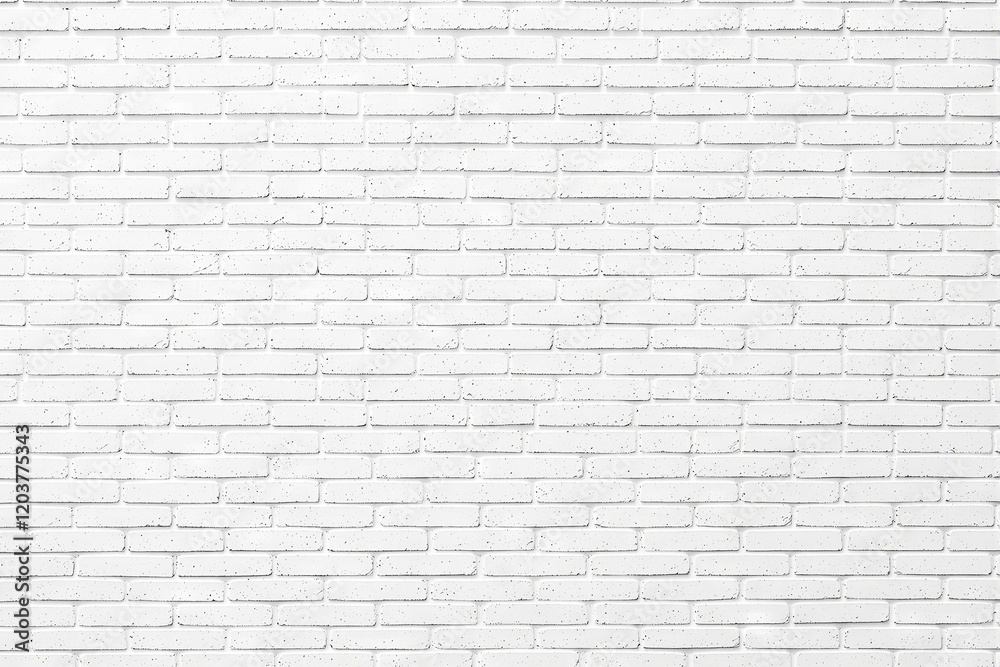 Poster white brick wall texture background with clean and minimalistic design.
