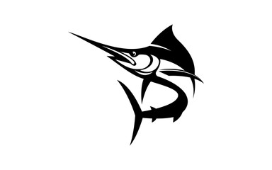 Fototapeta premium marlin fish logo vector illustration