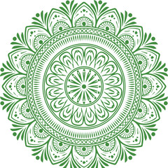 Beautiful flower art and mandala vector design