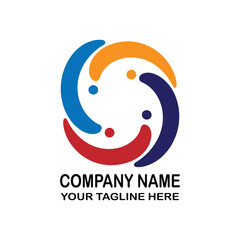 people Group Logo vector Template