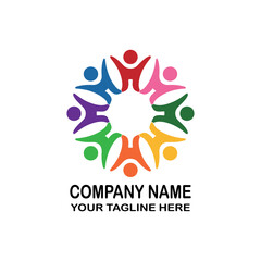 people Group Logo vector Template