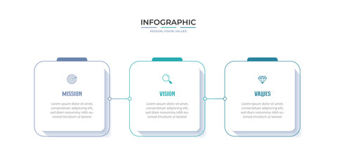 Mission vision values icon design.Organization mission vision values icon design vector. vector illustration isolated on white background