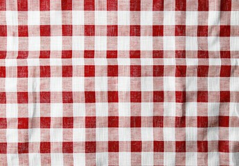 Red Gingham Texture