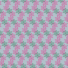 seamless pattern with flowers