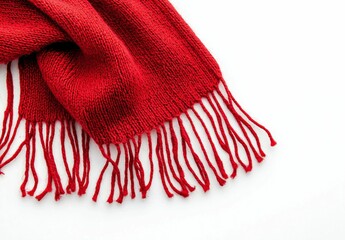 Red Knit Scarf