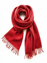 Red Wool Scarf