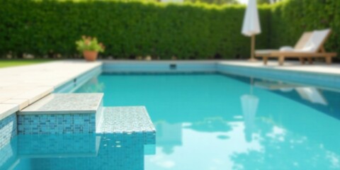 Serene Poolside Escape Tranquil Waters and Lush Greenery Offer a Relaxing Retreat