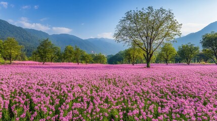 field of wildflowers