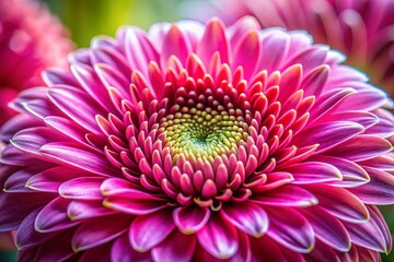 Macro Photography of Vibrant Pink Phimmoiu Flower Petals, Close-up Detail, Nature