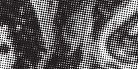 Dots halftone white \u0026 blue color pattern gradient grunge texture background. Dots pop art comics sport style vector illustration