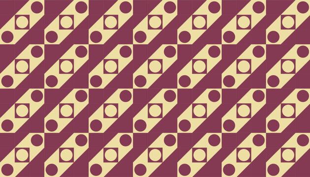 Seamless geometric pattern with parang batik idea in monochrome colors. Perfect for printing, design and textiles