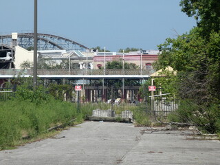 Obraz premium abandoned theme park