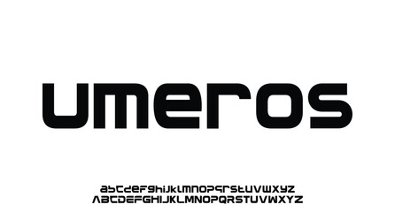 creative modern urban alphabet font. Digital abstract moslem, futuristic, fashion, sport, minimal technology typography. Simple numeric vector illustration
