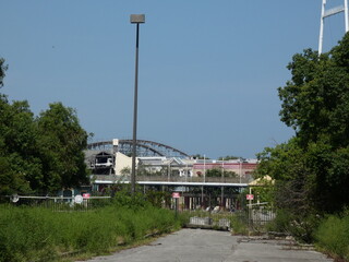 Obraz premium abandoned theme park