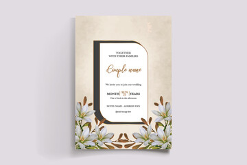 floral bridal shower invitation templates