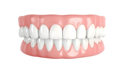 Obraz premium Detailed Dental Implant - Metallic Silver and White Oral Concept