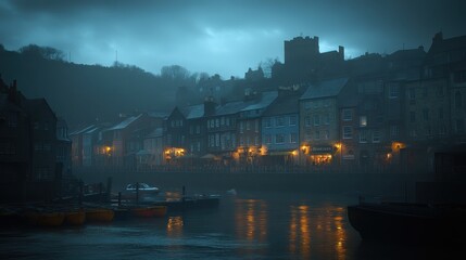 Fototapeta premium view of the town