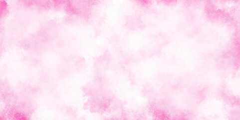 Pink rose tone abstract texture with cloudy stains, Stain artistic hand painted texture of pink, pastel hand painted watercolor of pink texture, White smoky watercolor painting on old paper texture.