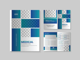 Medical Bifold Brochure Template and Healthcare catalog