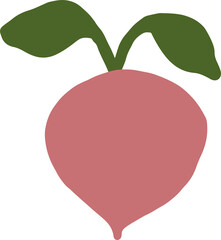 onion graphic design illustration