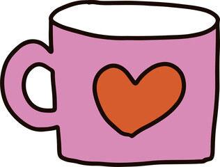 cup graphic design illustration