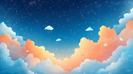 sky, clouds
