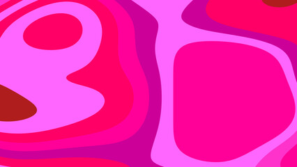 Pinks And Purples Groovy Bubble Pattern Lava Lamp Background