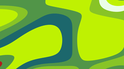 Lime Groovy Bubble Pattern Lava Lamp Background