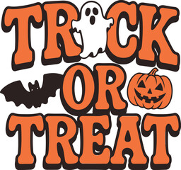 Trick or treat T-shirt design, I Need To Unwind Halloween T-Shirt Design for Men, Women And Kids, Vector Illustration, Halloween Tee, Halloween Season.