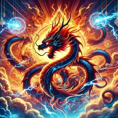 Image of vibrant power metal, with positive energy,Generative AI