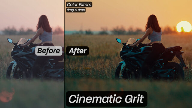 Cinematic Grit Color Filters 