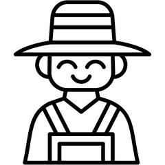 Fototapeta premium Agronomist Icon