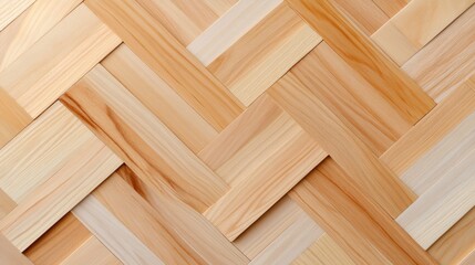 Herringbone Wood Pattern: A detailed close-up of a herringbone wood pattern, showcasing the rich texture and warm tones of the natural wood grain.