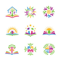 Transformative Learning Experiences logo design concept 