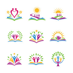 The Power of Unity logo design concept 