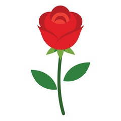 Obraz premium Simple and Elegant Rose Bouquet Illustration | Romantic Floral Art