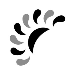 Sun icon design template