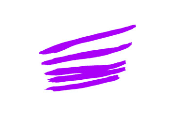 Purple watercolor background. Artistic hand paint. Isolated on transparent background.
