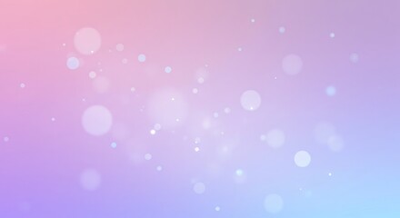 Abstract Pastel Pink and Purple Bokeh Background with Sparkling Lights and Soft Glow