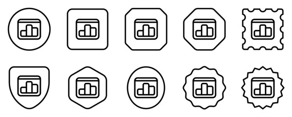 Editable dashboard chart vector icon. SEO, marketing, business. Part of a big icon set family. Perfect for web and app interfaces, presentations, infographics, etc