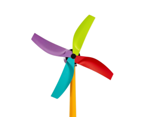 pinwheel isolated on white background