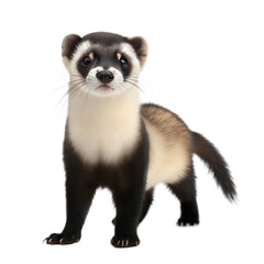 Fototapeta premium Black Footed Ferret AI Generated Image
