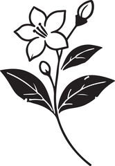 Isolated black flower icon Vector, black flower Silhouette,black flower icon set, black flower for logo,color black flower Vector illustration, Vector Graphic, EPS 10 , clip art work