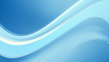 Fototapeta premium Abstract wavy minimal blue background with gradient colors